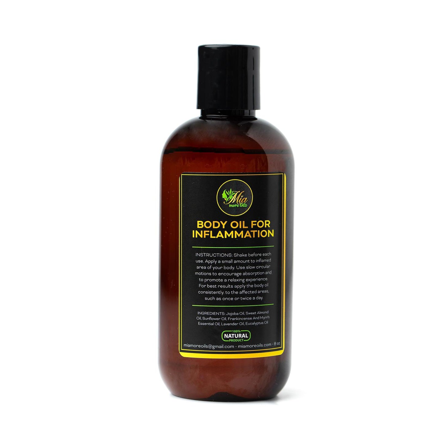 Pain and inflammation body oil