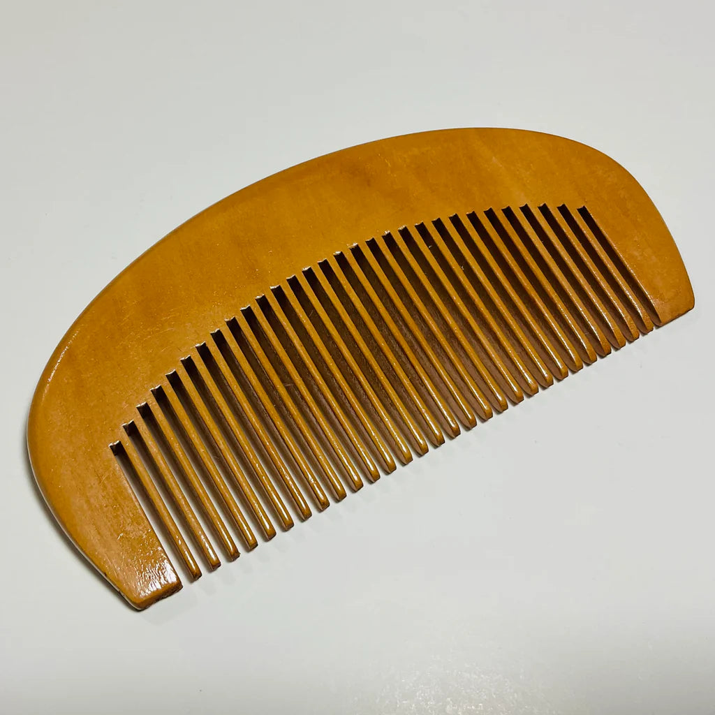 wooden beard comb