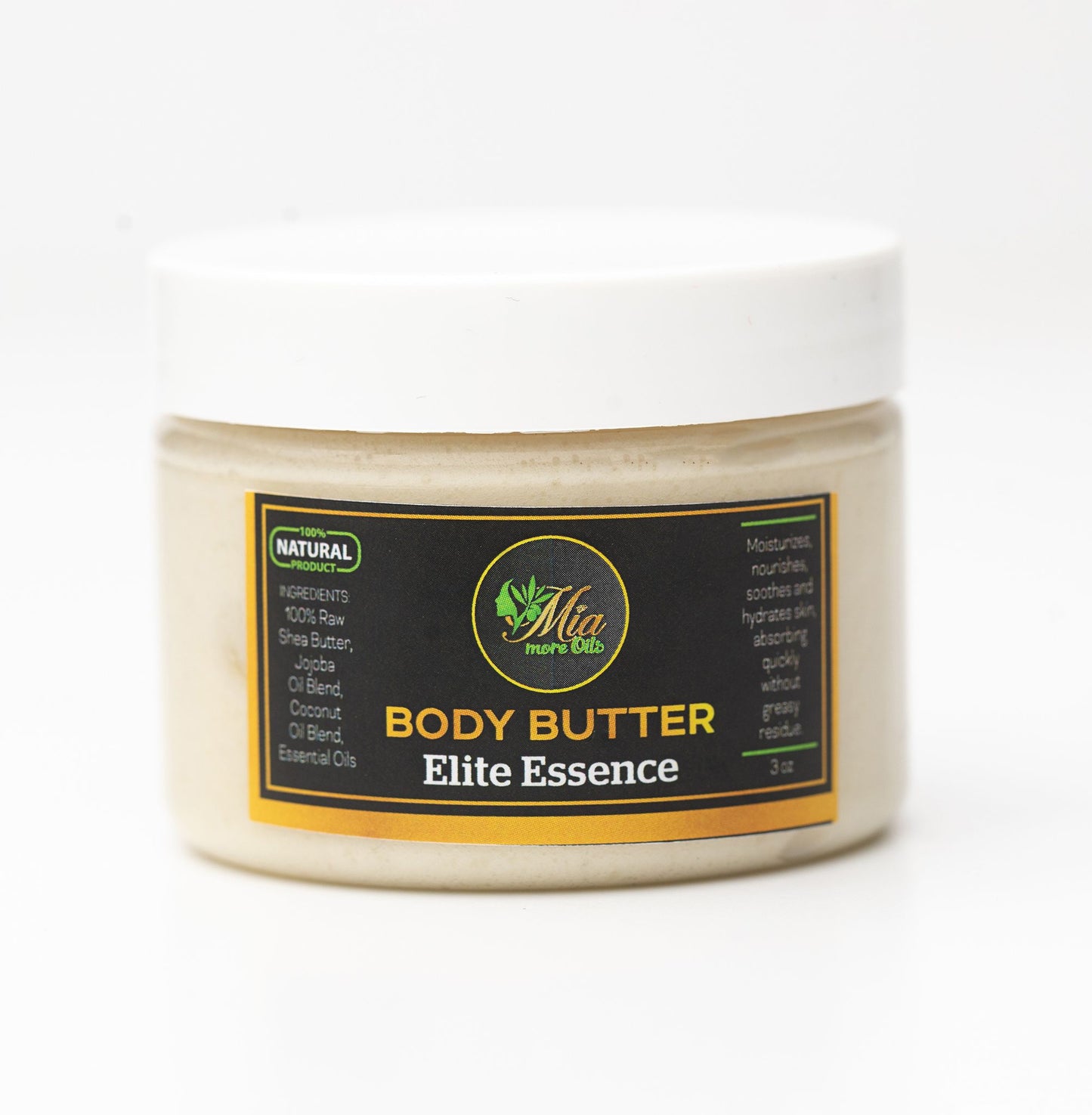 Men's  Shea jojoba and coconut oil blend body butter