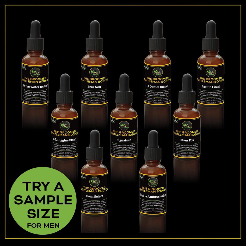 Men’s Body Oil Sample Set
